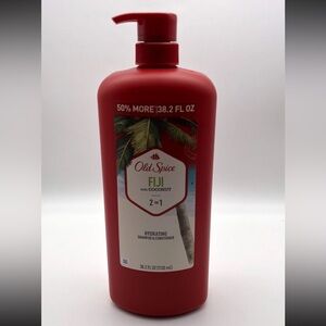 FIJI with COCONUT by OLD SPICE 2-IN-1 Men’s Shampoo & Conditioner, Jumbo 38.2oz
